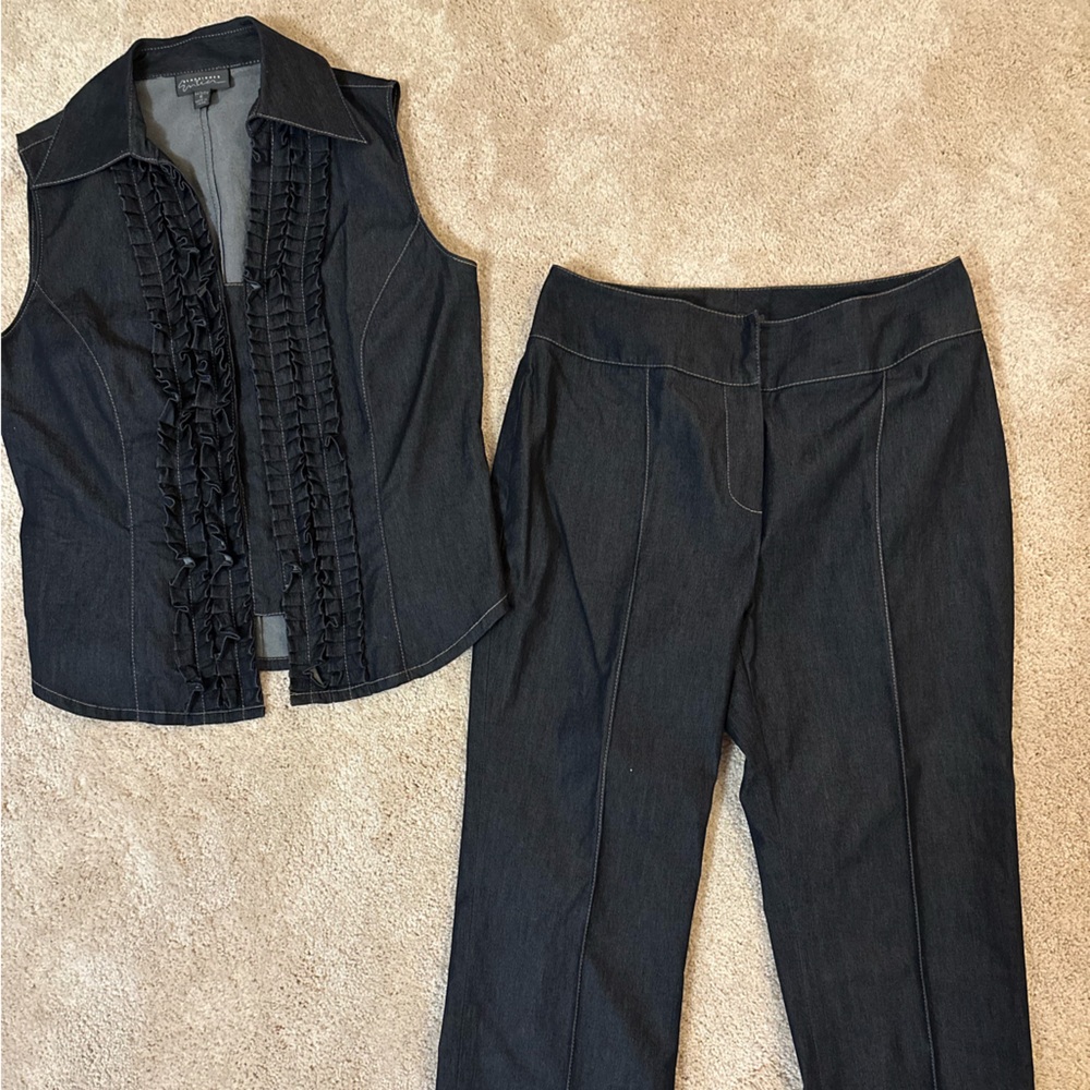 Classiques Entier Denim Top and Pants Set